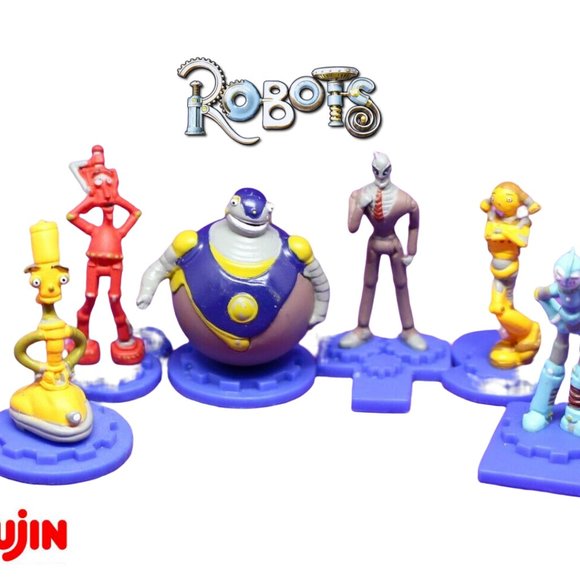 Robots The Movie 2005 Complete set of 6 Vending Machine Toys Tomy Yujin Gacha - Picture 9 of 16